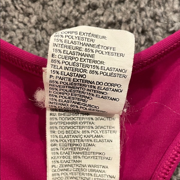 EUC Woman’s XL The North Face Reversible Racerback Sports Bra in Pink - Picture 4 of 6